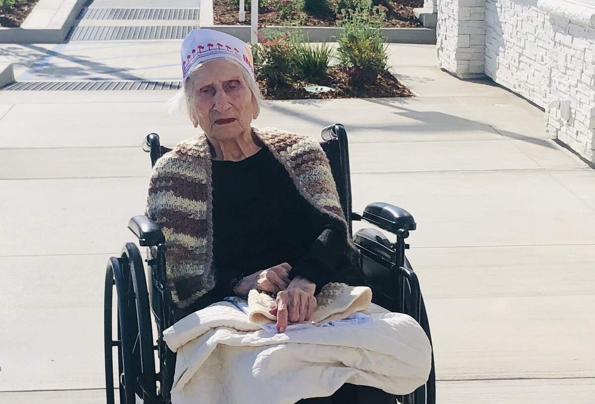 Margaret Parson, a 106-year-old Fresno resident at the California Armenian Home, attended the grand opening Wednesday of the In-N-Out Burger at the Fancher Creek shopping center in southeast Fresno.