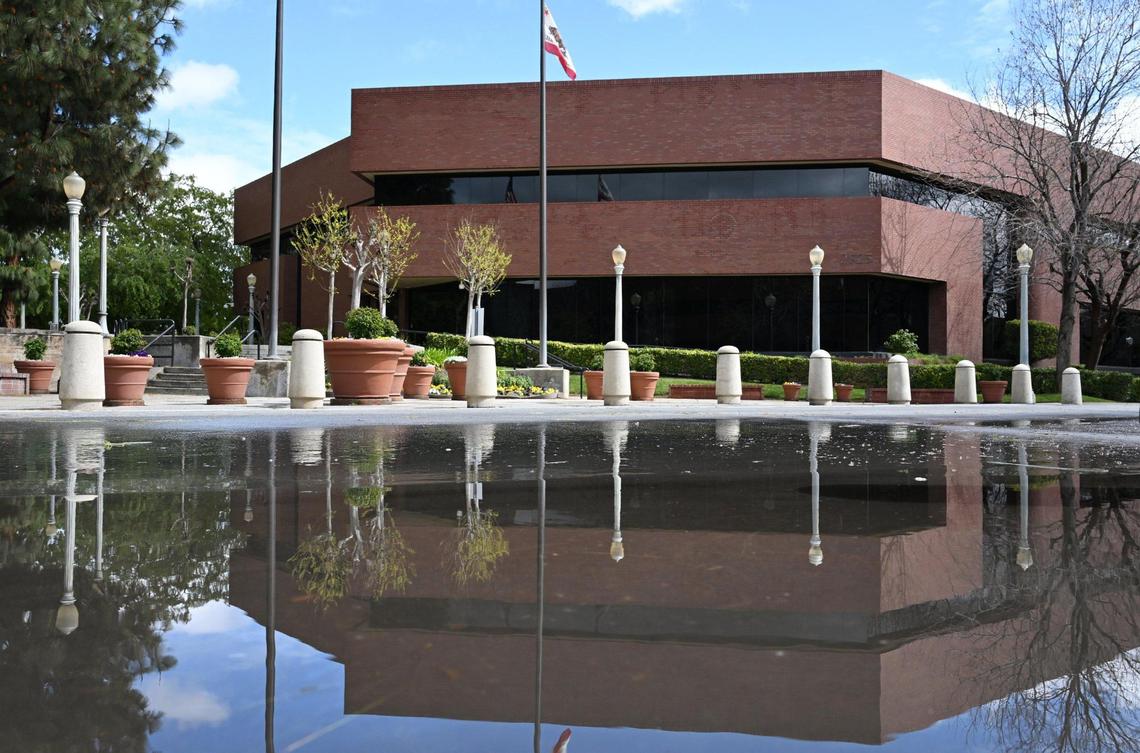 The Internal Revenue Service Taxpayer Assistance Center is shown Thursday, March 13, 2025 in downtown Fresno. Concerns have been raised that Department of Homeland Security is using IRS agents in immigration enforcement.