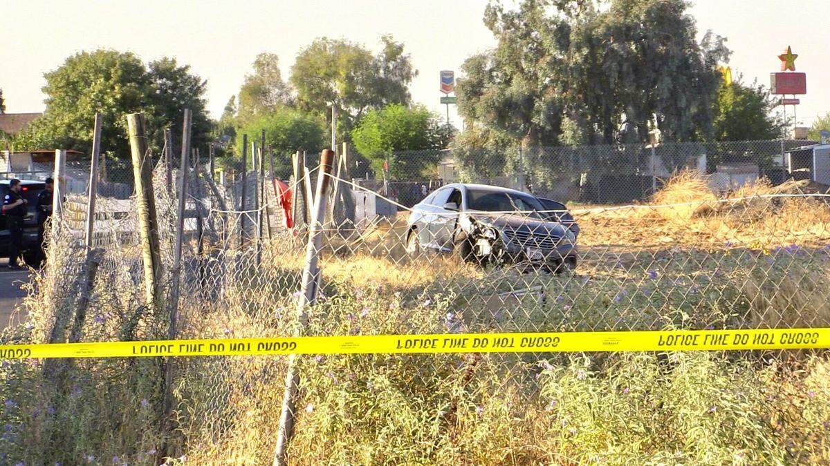 Fresno police are investigating multiple crime scenes after two people were shot Sunday, Aug. 28, 2022, in northwest Fresno.