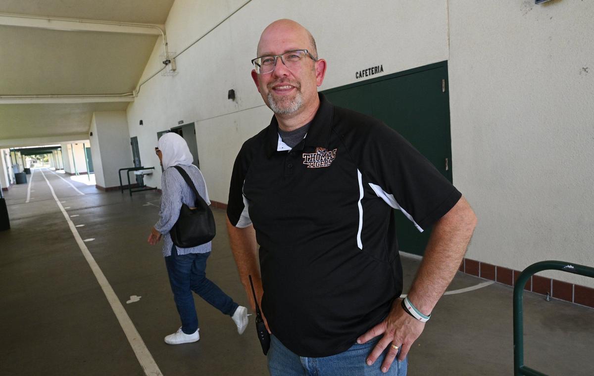 Thomas Elementary School principal Matthew Phanco, photographed Tuesday, June 11, 2024 in Fresno.