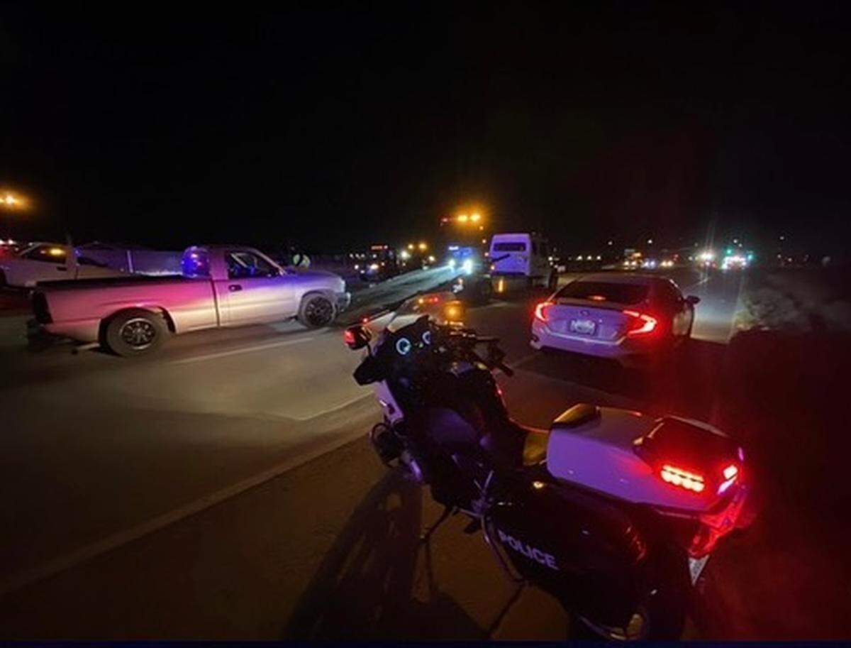 Fresno police officers on Sunday, April 17, 2022, issued 177 citations and impounded 57 vehicles.