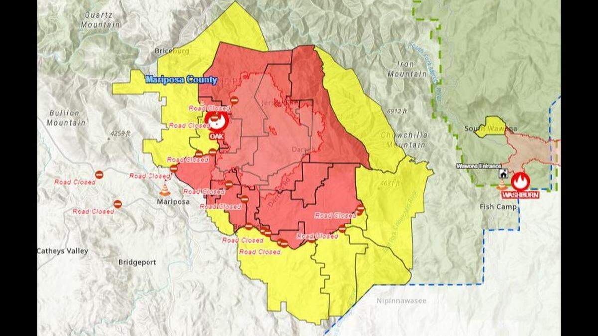 The Oak Fire has burned 16,791 acres since it started on Friday and is 10% contained, Cal Fire said in a Monday, July 25, 2022, morning update.&nbsp;
