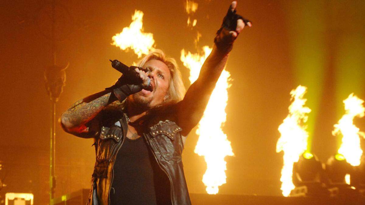 Vince Neil from Motley Crue performs in London in 2007.