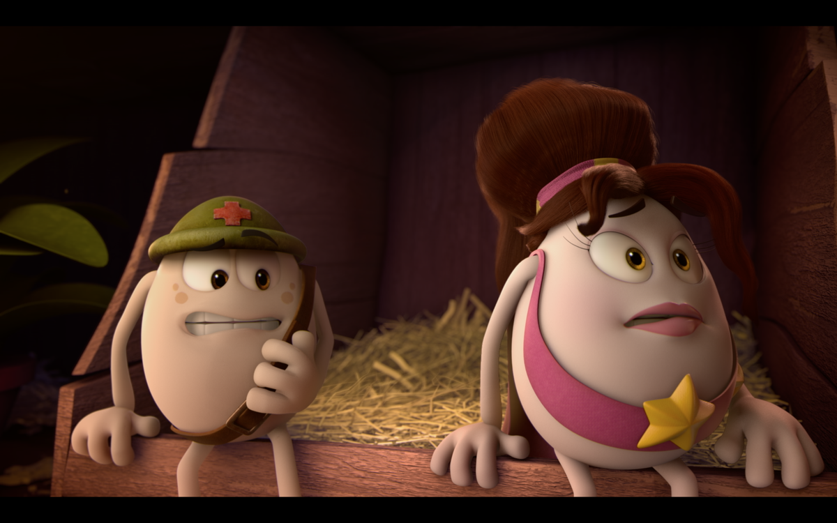 Angélica Vale llega de nuevo con ‘Bibi’ (derecha) en la cinta Huevitos Congelados, la última película animada de Huevocartoon está ahora al alcance de tu control remoto por ViX+.