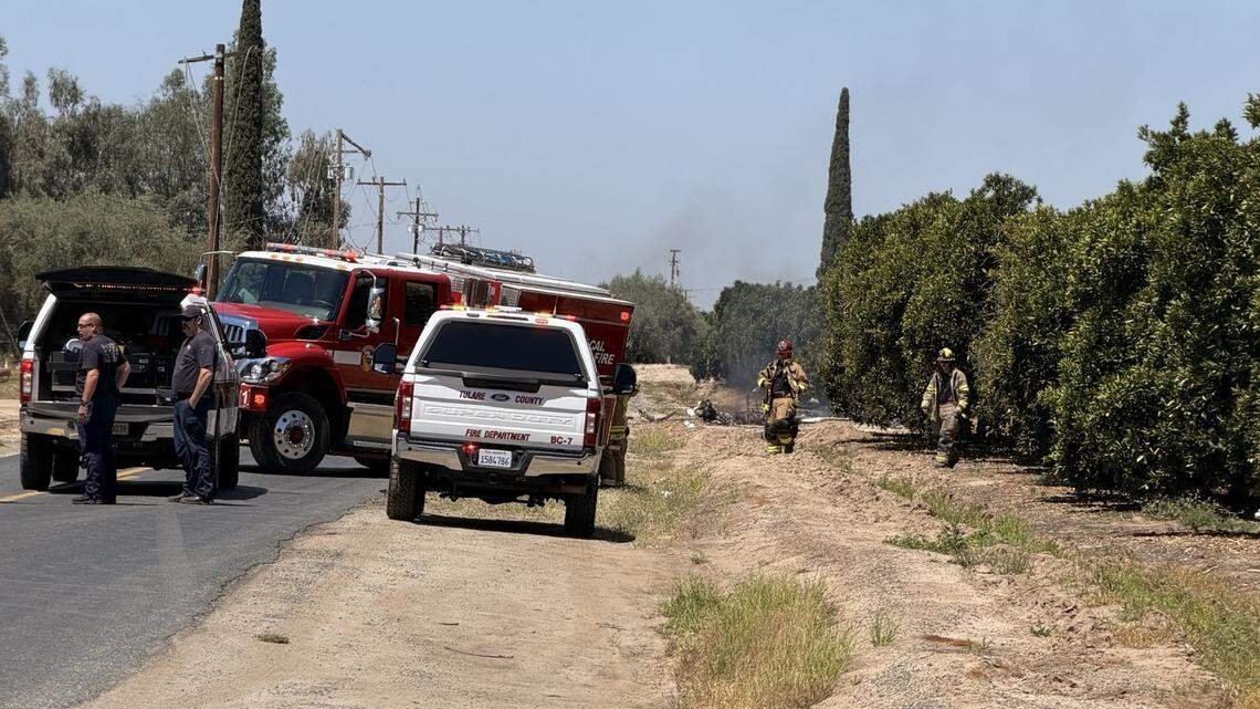 Update: One dead after small plane crashes in Woodlake, deputies say