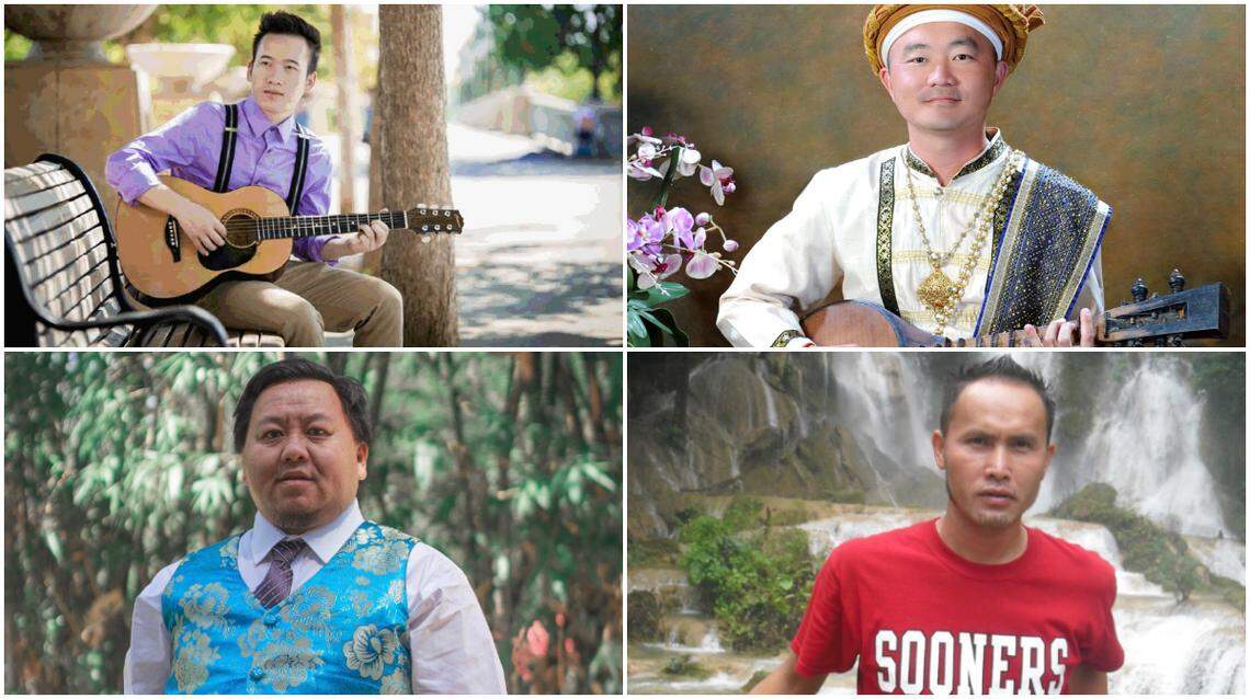 Victims of a mass shooting in Fresno on Nov. 17, 2019: Xy Lee, top left; Phia Vang, top right; Kou Xiong, bottom left; Kalaxang Thao, bottom right.