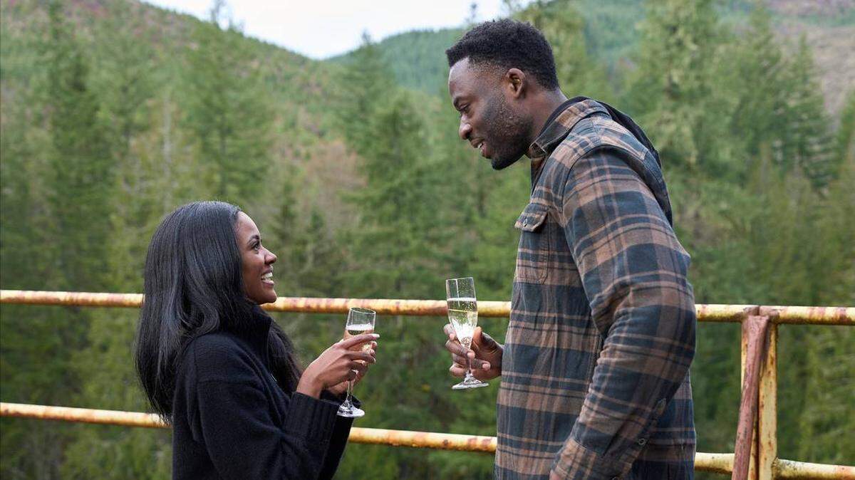 Charity Lawson and Dotun Olubeko on ABC’s “The Bachelorette.”
