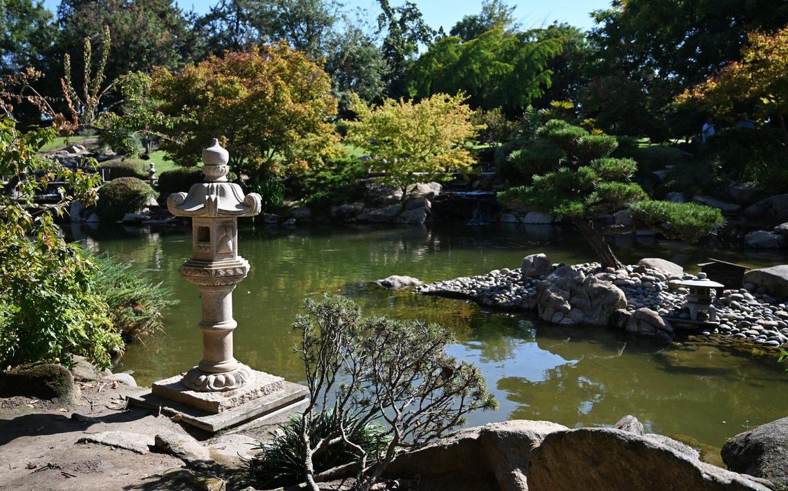 The Koi Pond is seen as we look inside Fresno’s Shinzen Friendship Garden in Woodward Park Thursday, Sept 5, 2024 in Fresno.