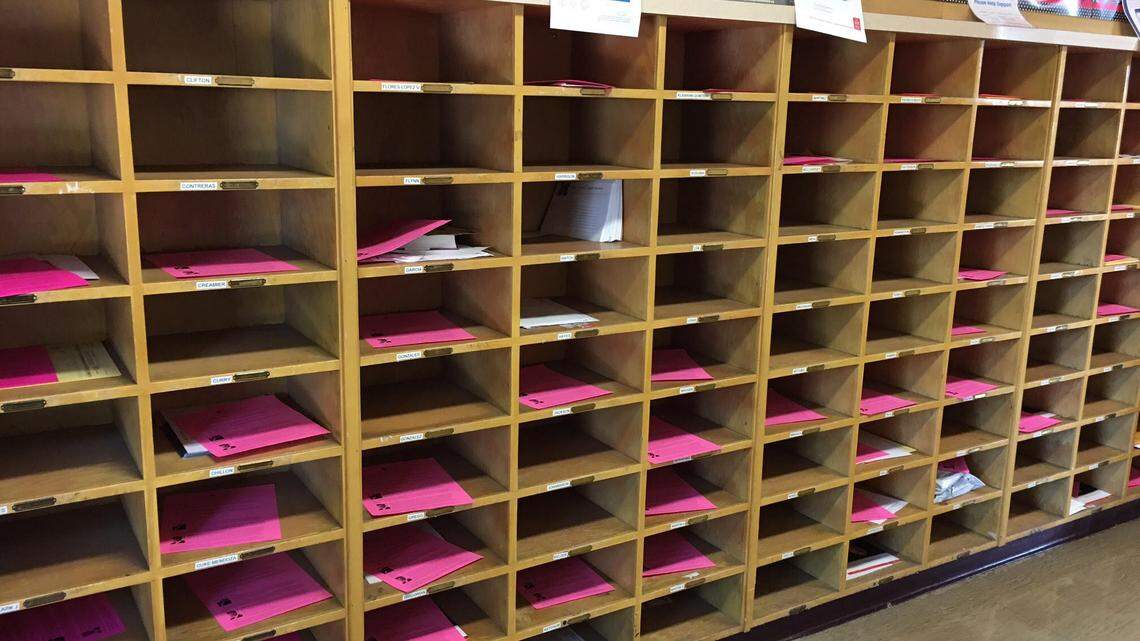 A photo provided by Christopher De La Cerda showing FTA mailers in mailboxes.