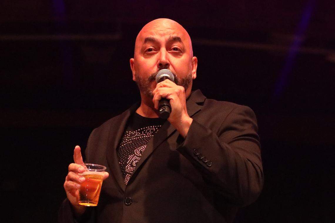 Regional Mexican singer Lupillo Rivera performed at the Paul Paul Theater on the final night of The Big Fresno Fair, delighting the audience not only with his voice but also with autographs on Sunday, October 12, 2025.