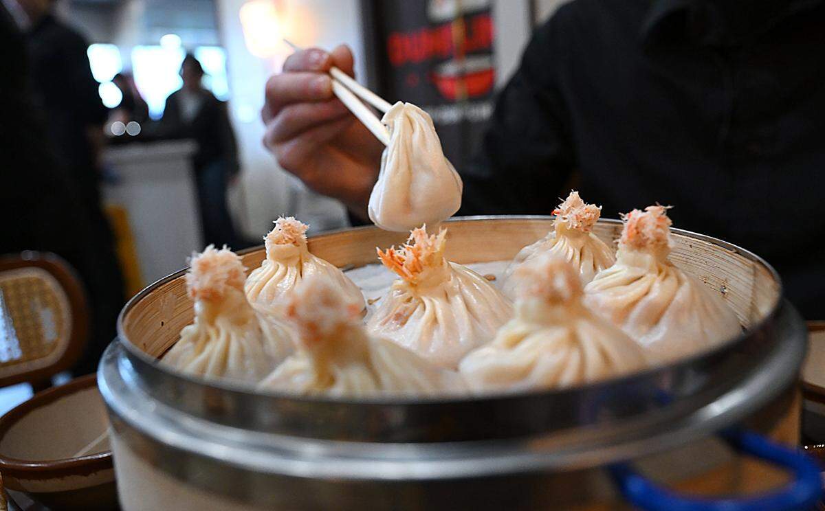 Snow Crab and Pork Soup Dumplings, served at Dumpling U at Fresno Street and Alluvial Avenue. Photographed Wednesday, Jan. 28, 2026 in Fresno.