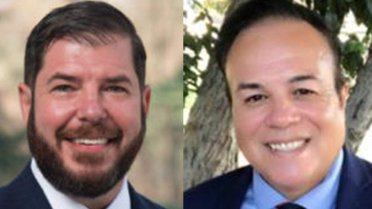Democrat Assemblyman Joaquin Arambula, left, is being challenged by Republican Fernando Banuelos for District 31.