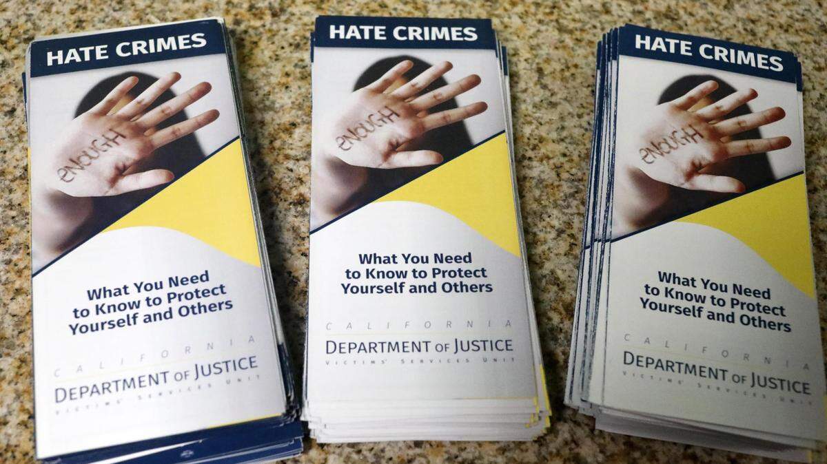 Stanislaus County reported six hate crimes in 2024. Five were referred to the District Attorney’s Office and formally filed as hate crimes. 