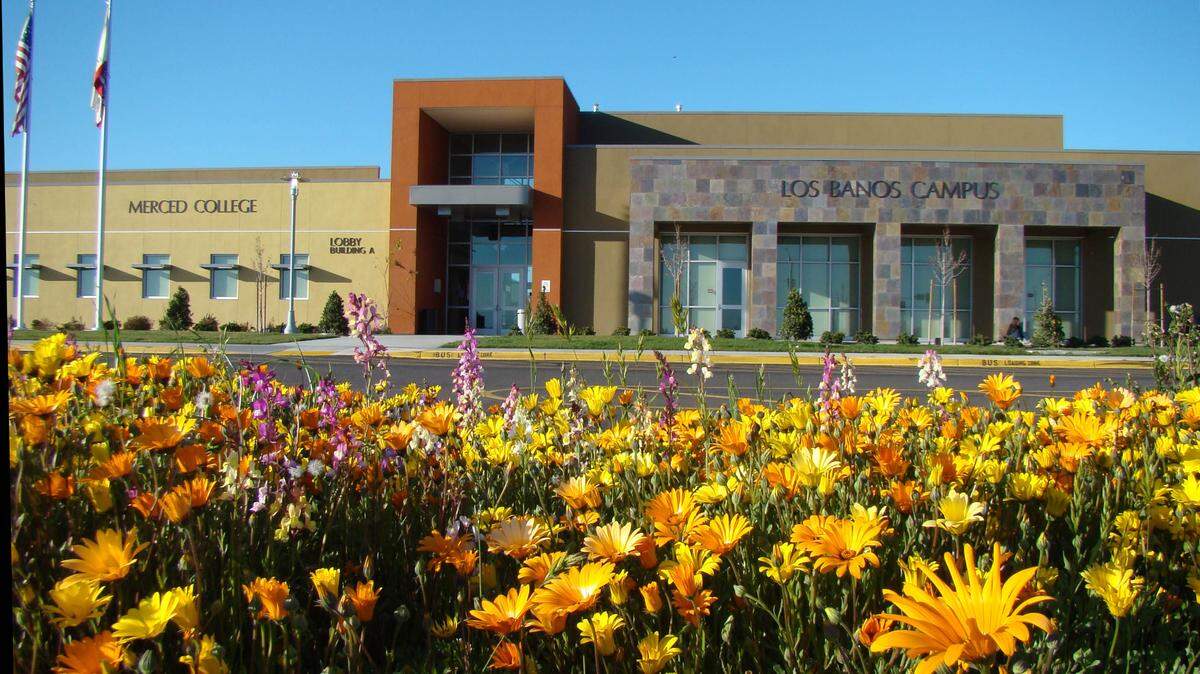 Merced College’s Los Banos campus is shown.