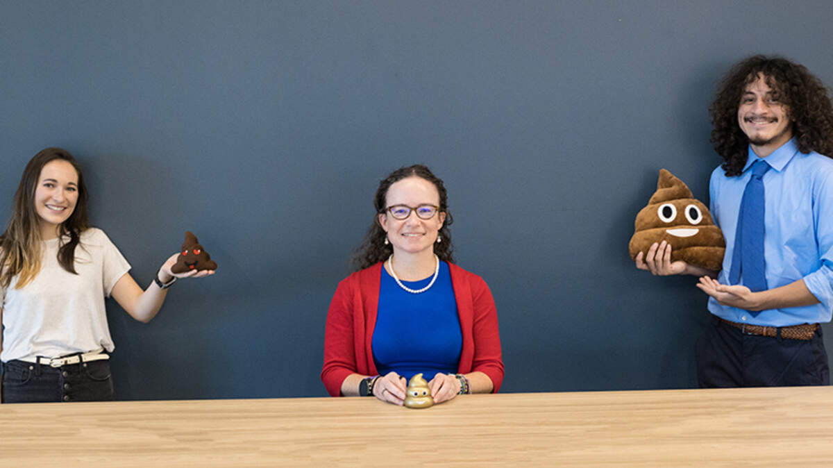 Professor Colleen Naughton and students