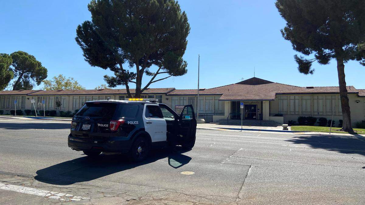 Gunshots rang out from two cars driving down Clinton Avenue Saturday while a teen soccer game was underway at nearby Hamilton Elementary School in central Fresno. Players and others ran for cover at the nearby handball courts. No one was reported injured.