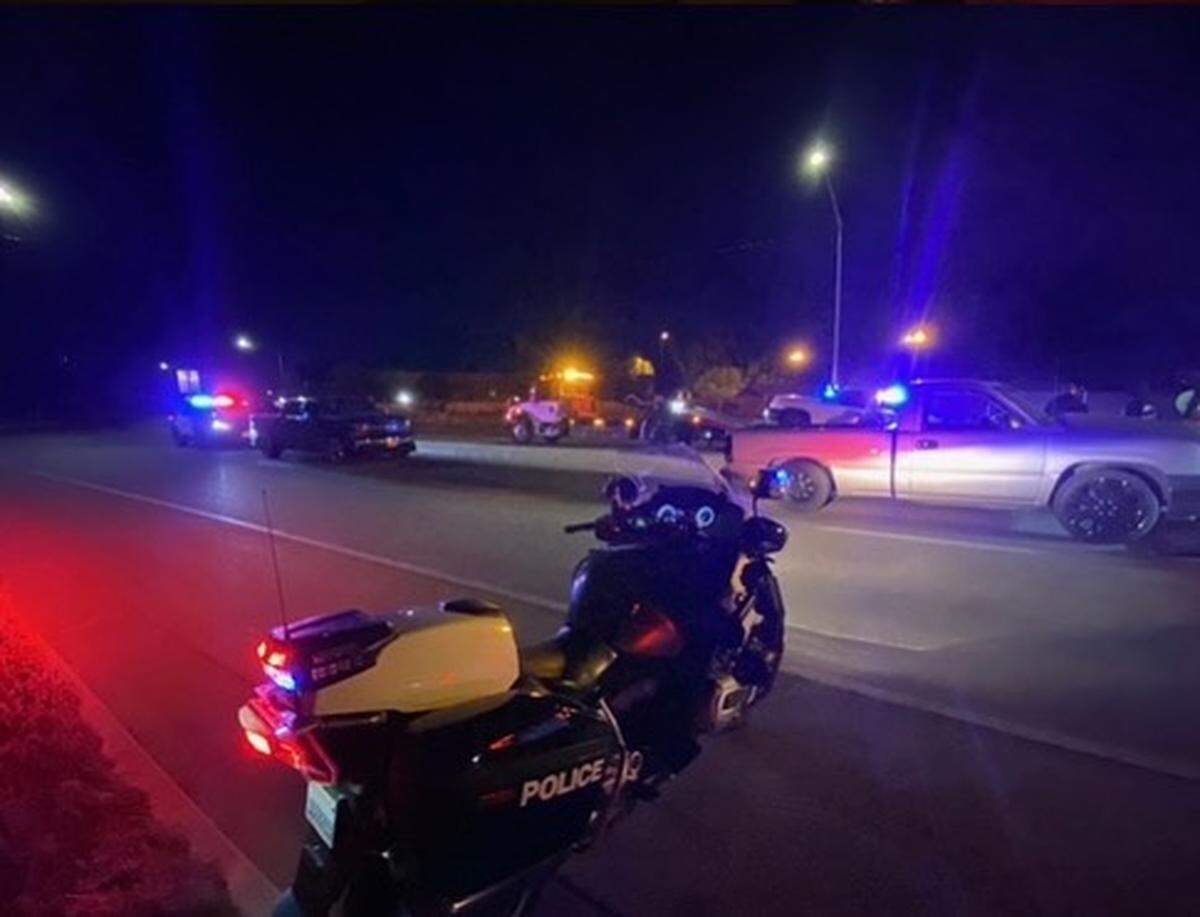 Fresno police officers on Sunday, April 17, 2022, issued 177 citations and impounded 57 vehicles.