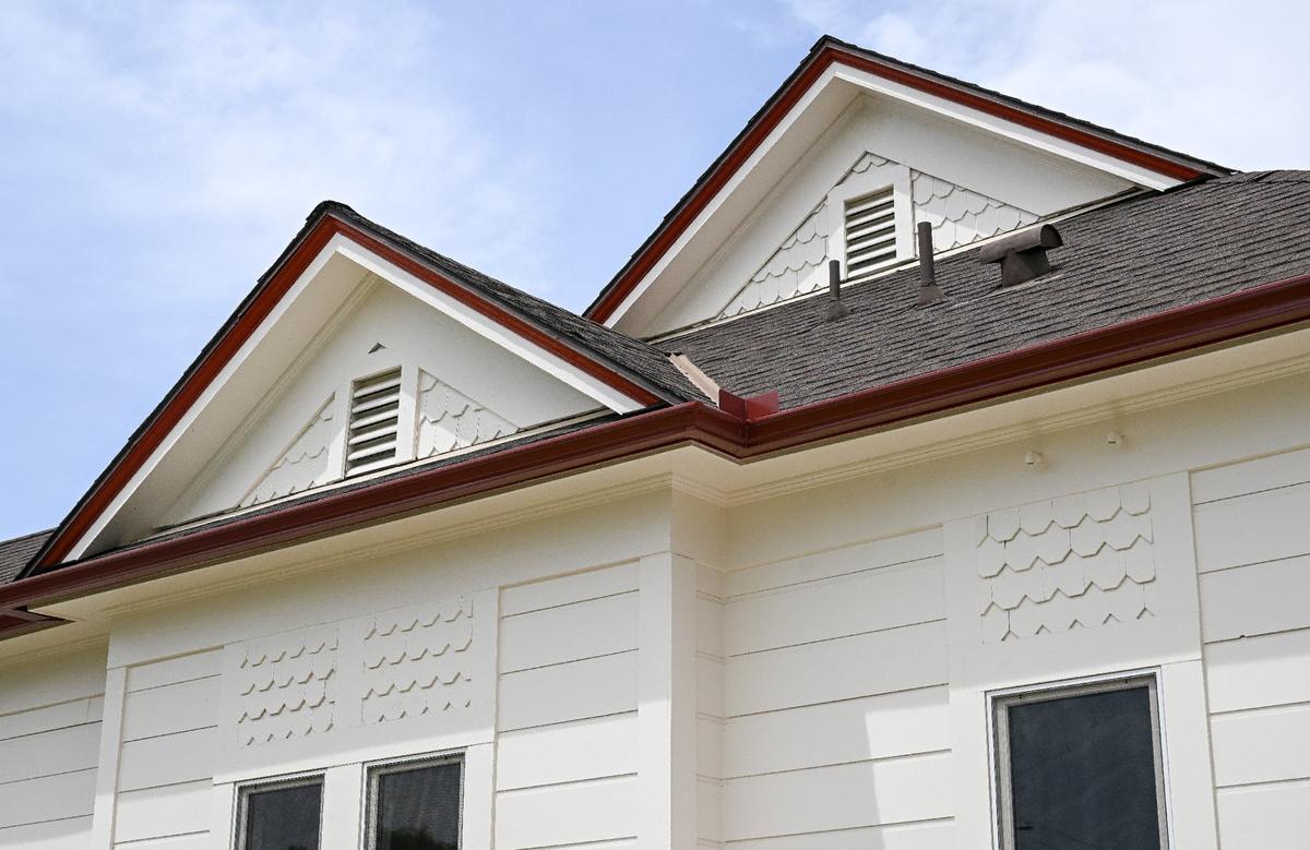 The restoration project on the three remaining Armenian homes in the old Armenian Town neighborhood of downtown Fresno included keeping the gingerbread details around the exterior of the homes.