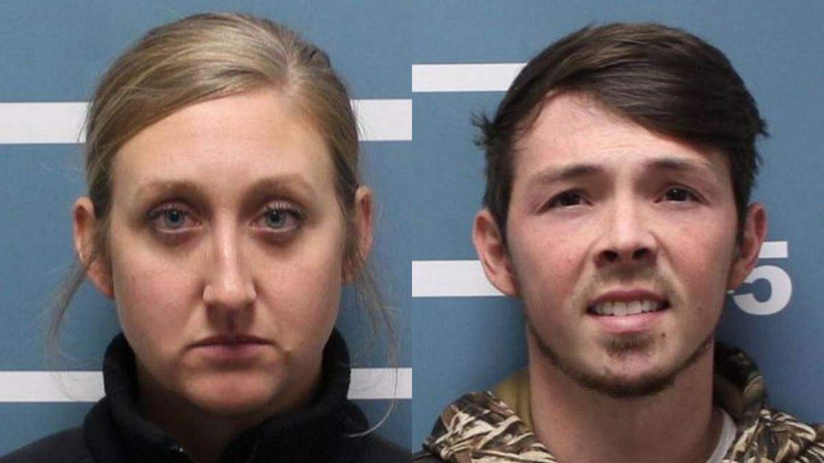 Corey Curnutt, 25, and Savannah Grillot, 29, were arrested after YouTube videos were posted showing the couple attacking bicycle thieves with a baseball bat, police in Visalia, California reported.