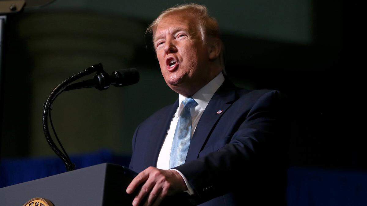President Donald Trump speaks during an “Evangelicals for Trump” campaign rally at El Rey Jesus Evangelical church in Kendall, Florida on Friday, Jan. 3, 2020.