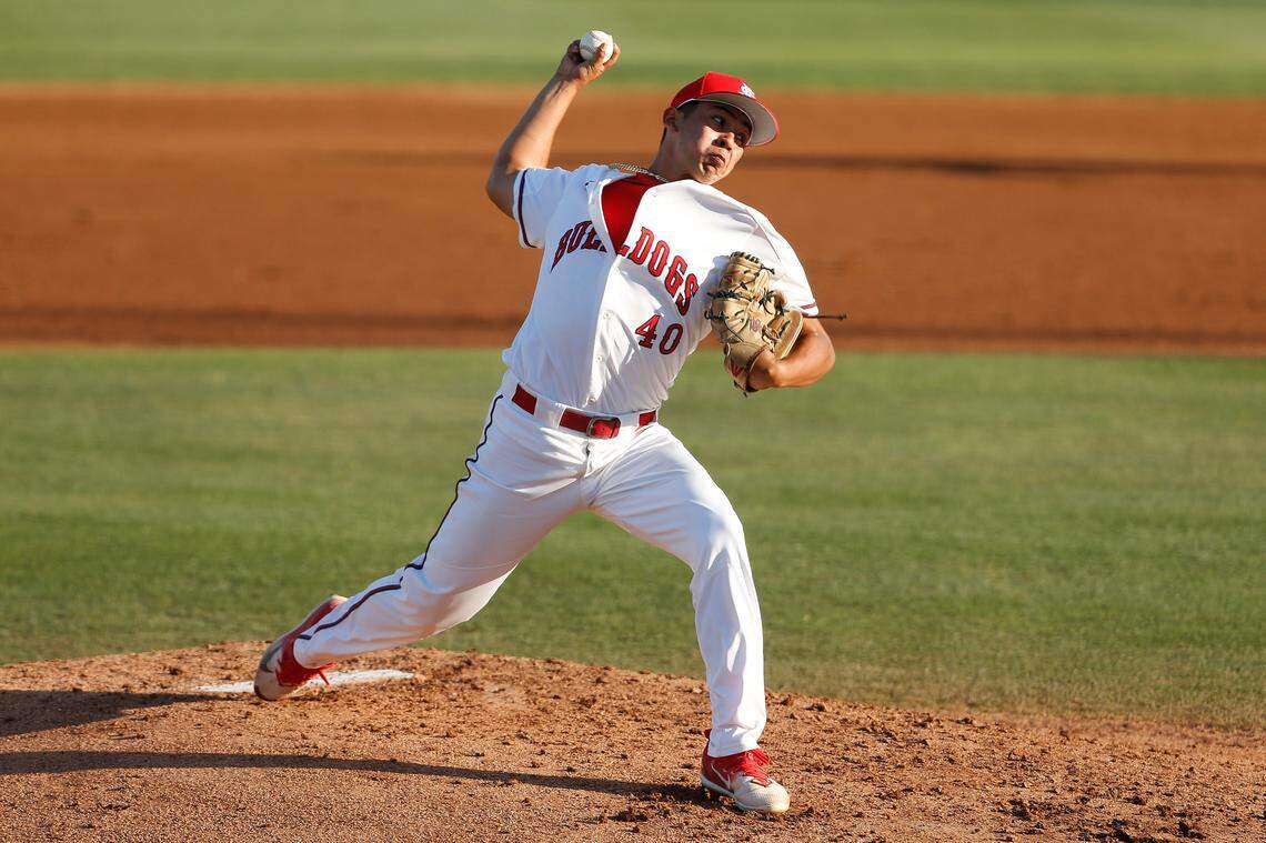 Former Fresno State pitcher Edgar Gonzalez, the St. Louis Cardinals’ sixth-round selection in the 2018 draft, is working out at home, waiting for baseball season to resume.