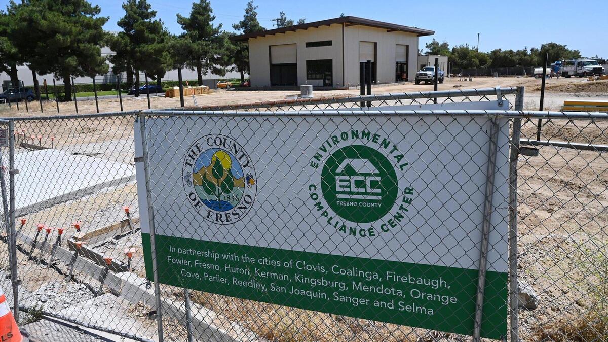 The County of Fresno’s Regional Environmental Compliance Center located on a 2.67 acre parcel of land, shown Wednesday, May 18, 2022 in Fresno.