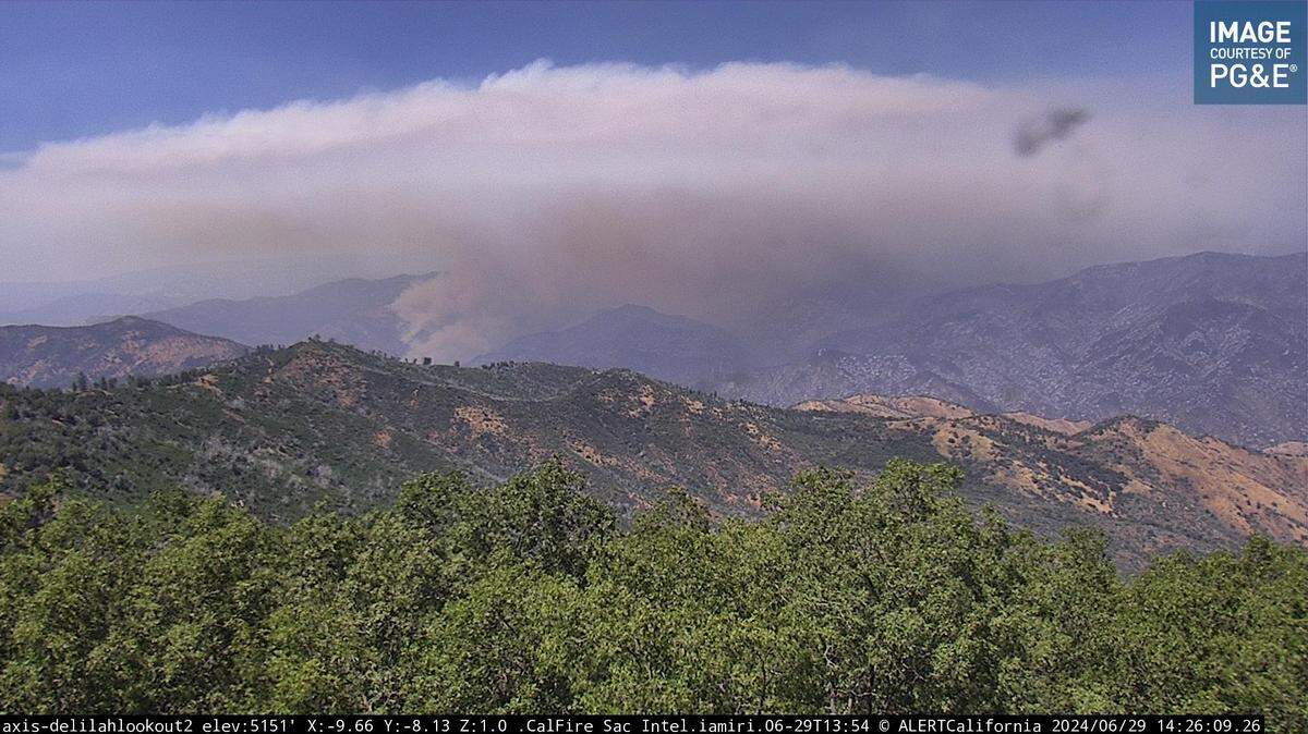 Basin Fire in Fresno County grew to 9,549 acres with no containment on Saturday, June 29, 2024.
