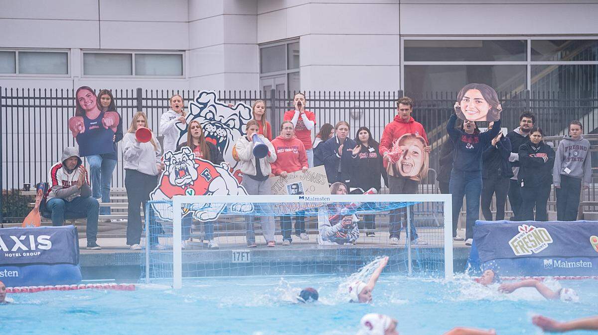 Fans watch as Fresno State played San Jose State on Sunday, Jan. 18, 2026.
