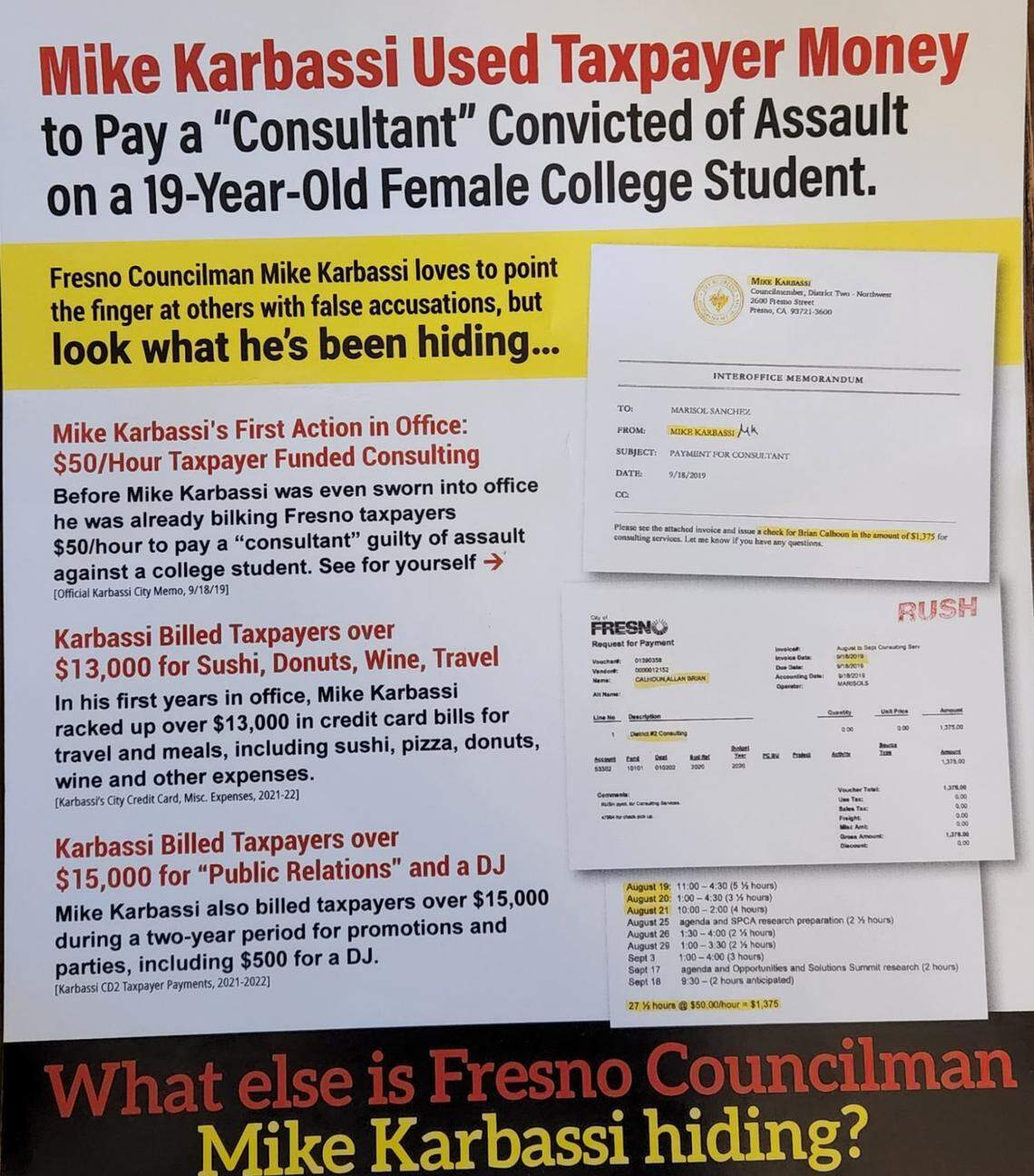 Esmeralda Soria campaign mailer