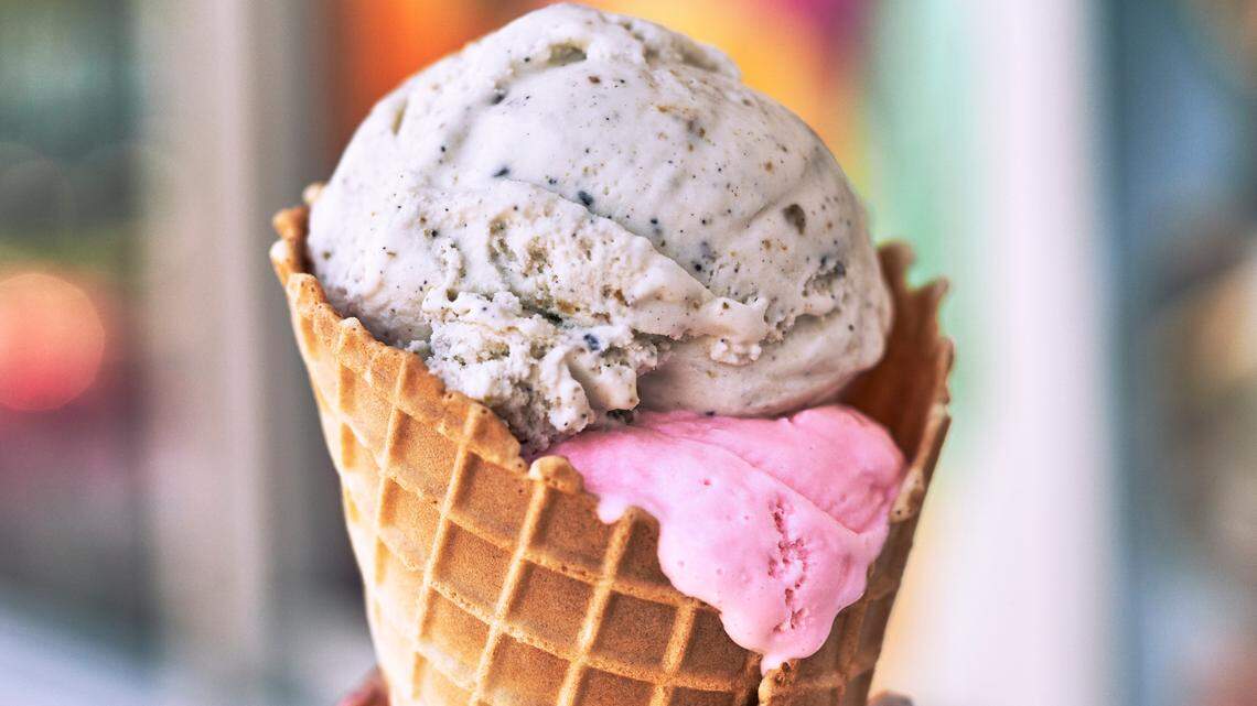 An ice cream from Magic Fountain in Mattituck, N.Y., is pictured in this file photo.