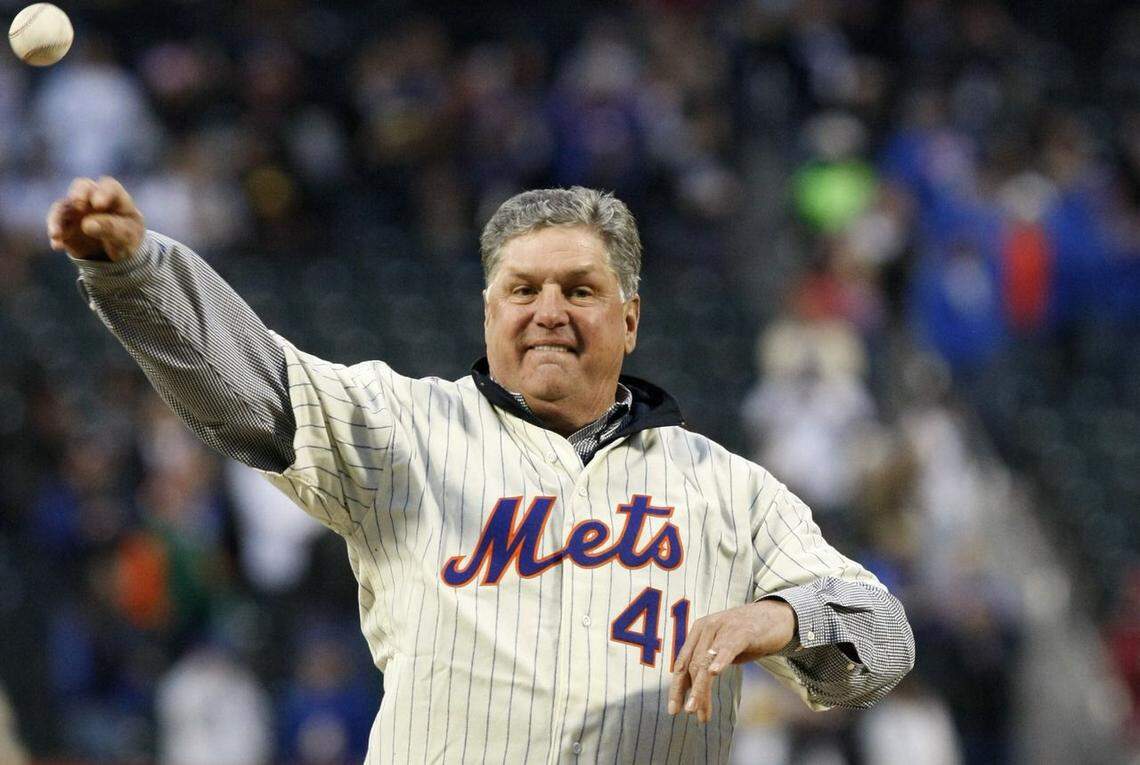 Tom Seaver before the Mets home opener at Citi Field in New York on Monday, April 13, 2009.