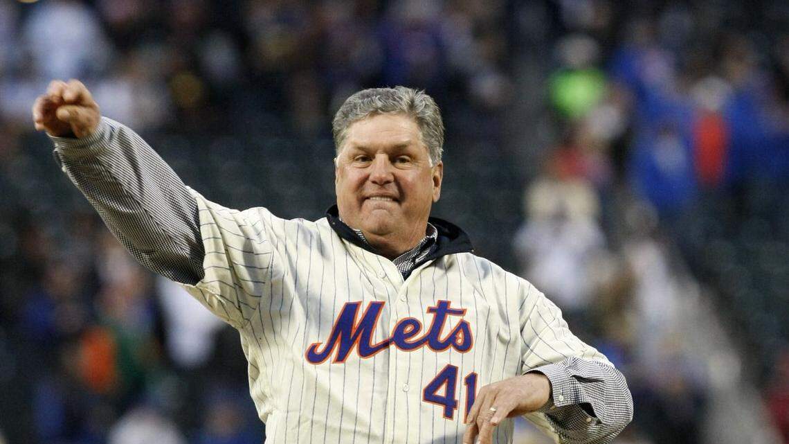 Tom Seaver before the Mets home opener at Citi Field in New York on Monday, April 13, 2009.