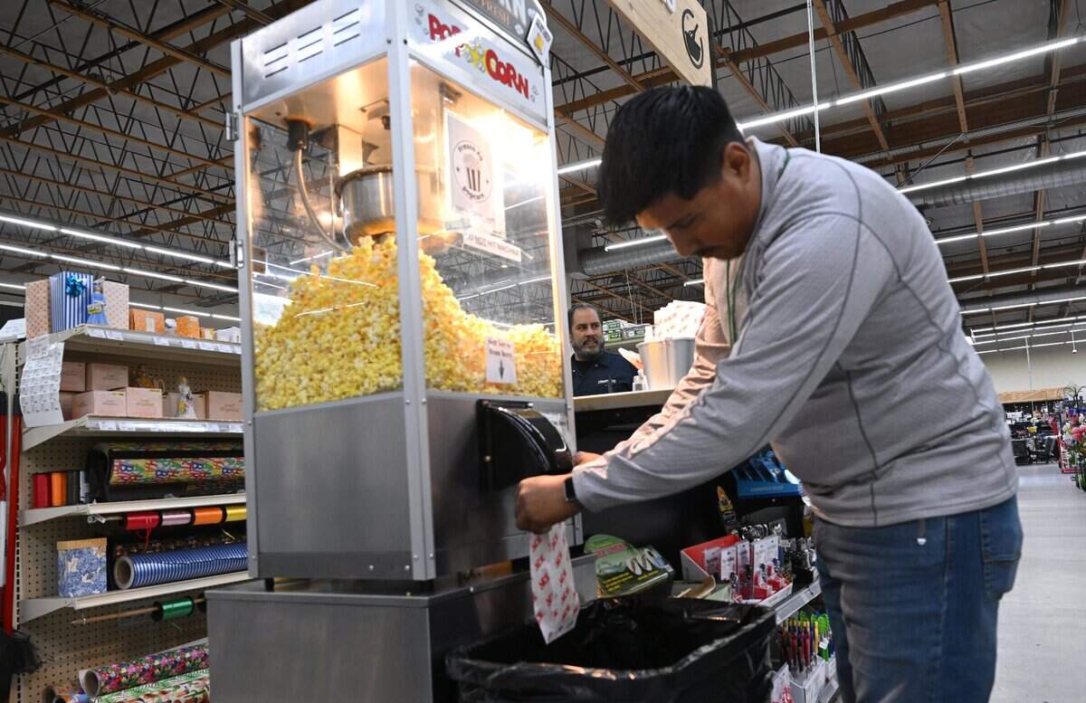 Free popcorn has always been a favorite of shoppers at Fresno Ag, photographed Thursday, May 28, 2026 in Fresno.