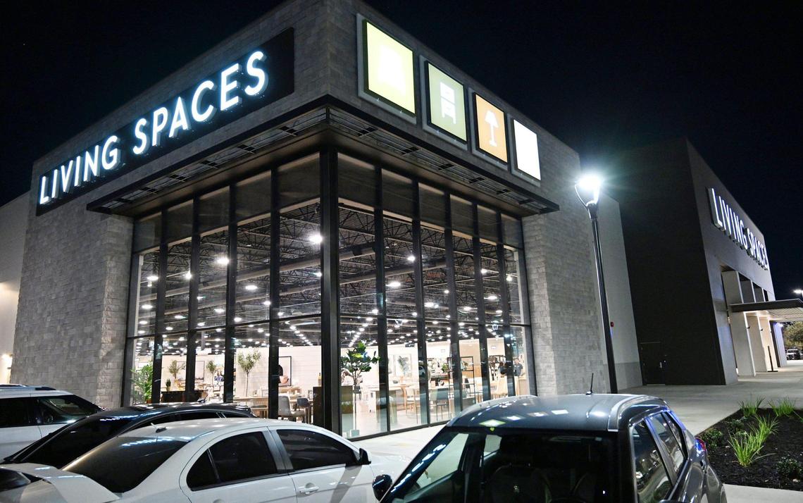Living Spaces, a new furniture store in north Fresno is seen Wednesday night, Feb. 5, 2025 during its Friends & Family night. The expansive showroom will hold its grand opening 10 a.m. Friday, Feb. 7, 2025.