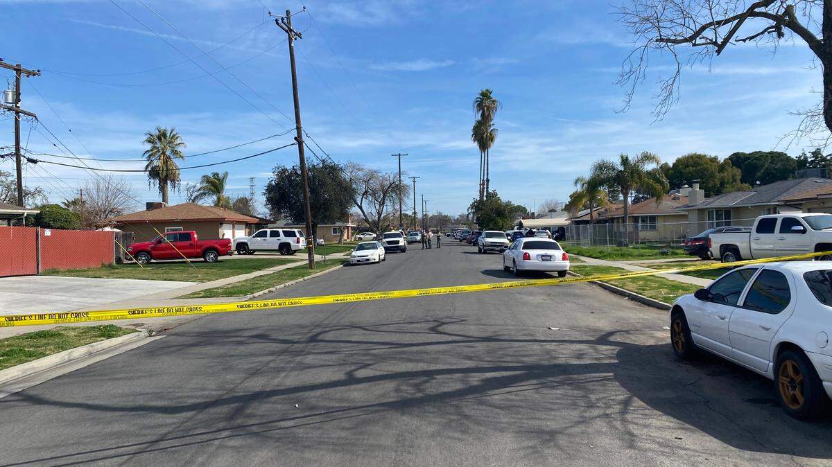 Deputies with the Fresno County Sheriff’s Office responded to a home in Fresno, California of shots fired inside a home on Saturday, Feb. 15, 2025.