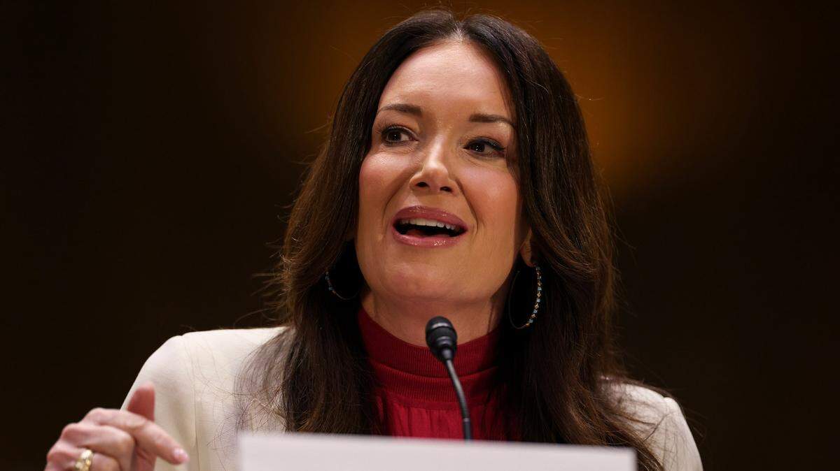 Agriculture Secretary Brooke Rollins, seen here at her Senate confirmation hearing in January, wants to keep undocumented residents from accessing SNAP benefits. They are already barred from such benefits.