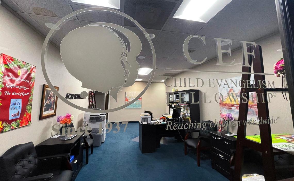 The office for Child Evangelism Fellowship NorCal chapter, locate on Shaw Avenue near 6th Street in Fresno. Photographed Wednesday, Sept. 18, 2024. CEF has been using on-site space at FUSD schools after-hours to teach about God. The group uses the promise of candy for students to bring their peers to the meetings. Photographed Wednesday, Sept. 18, 2024 in Fresno.