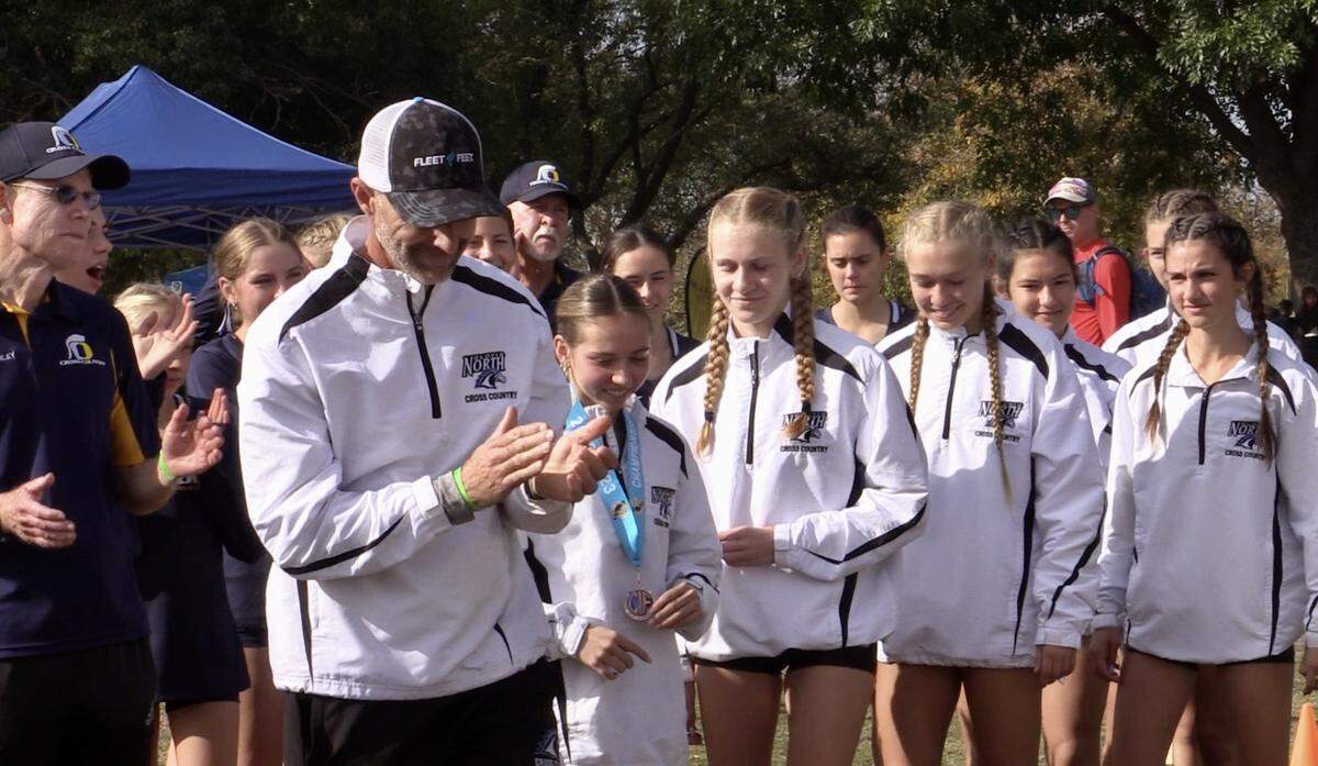 Clovis North finished in third place in the Division I race of the CIF state cross country championships on Saturday, Nov. 26, 2022.