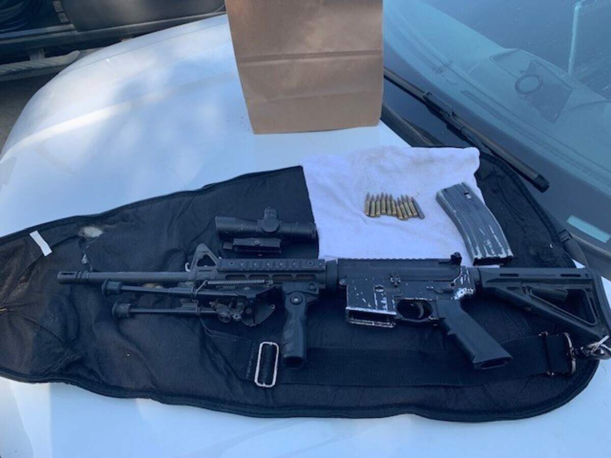 An AR-15 and armor-piercing ammunition in the possession of a man who stole about $60,000 worth of diesel fuel over several weeks, the Fresno County Sheriff’s Office said Thursday, Sept. 23, 2021.