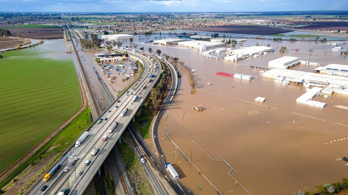 Merced’s Bear Creek recedes, most schools resume classes, widespread flooding remains