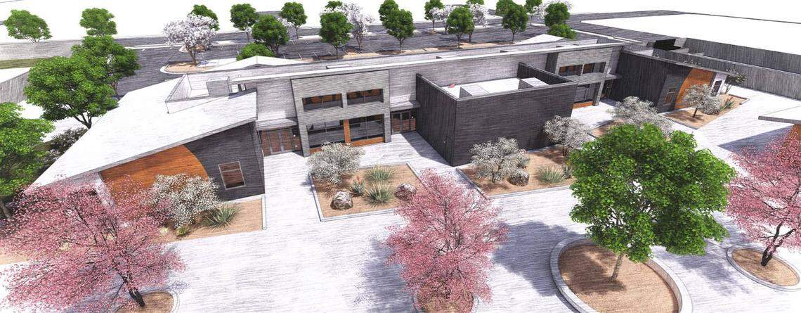 Clovis Unified School District is opening its 35th elementary school at Fowler and McKinley avenues in the southeast area of the city to prevent overcrowding. Pictured is a site drawing of the new school.