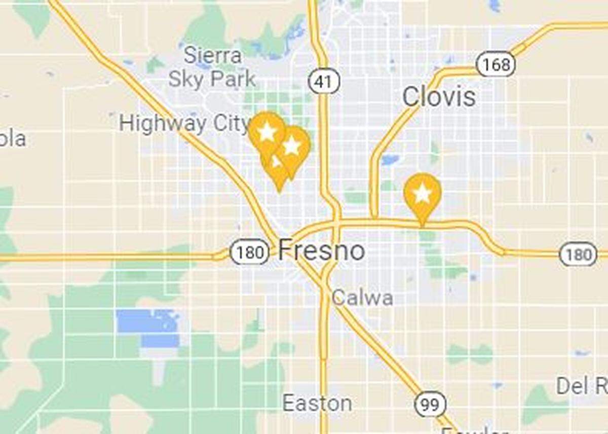 The northbound transition ramp from Highway 41 to Highway 99 was blocked by a crash Early Wednesday in Fresno.