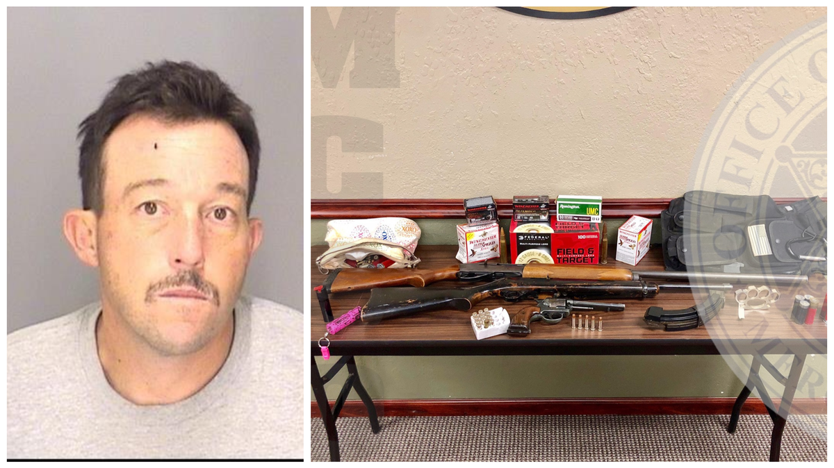 Jesse James Padilla Jr., 38, of Merced, was arrested on suspicion of shooting a UPS worker on Sept. 16, according to the Merced County Sheriff’s Office. A search of a home turned up stolen items that are believed to be connected to the shooting.