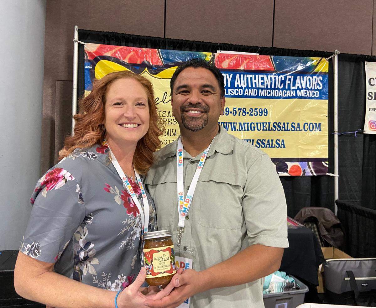 Lisa and Miguel Segura are behind Miguel’s Salsa, which is planning to open a restaurant next month in Clovis.