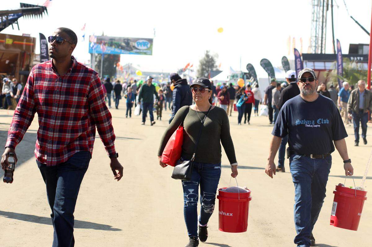 Opening day for the 57th annual World Ag Expo on Tuesday, Feb. 13, 2024 at the International Agri-Center in Tulare.