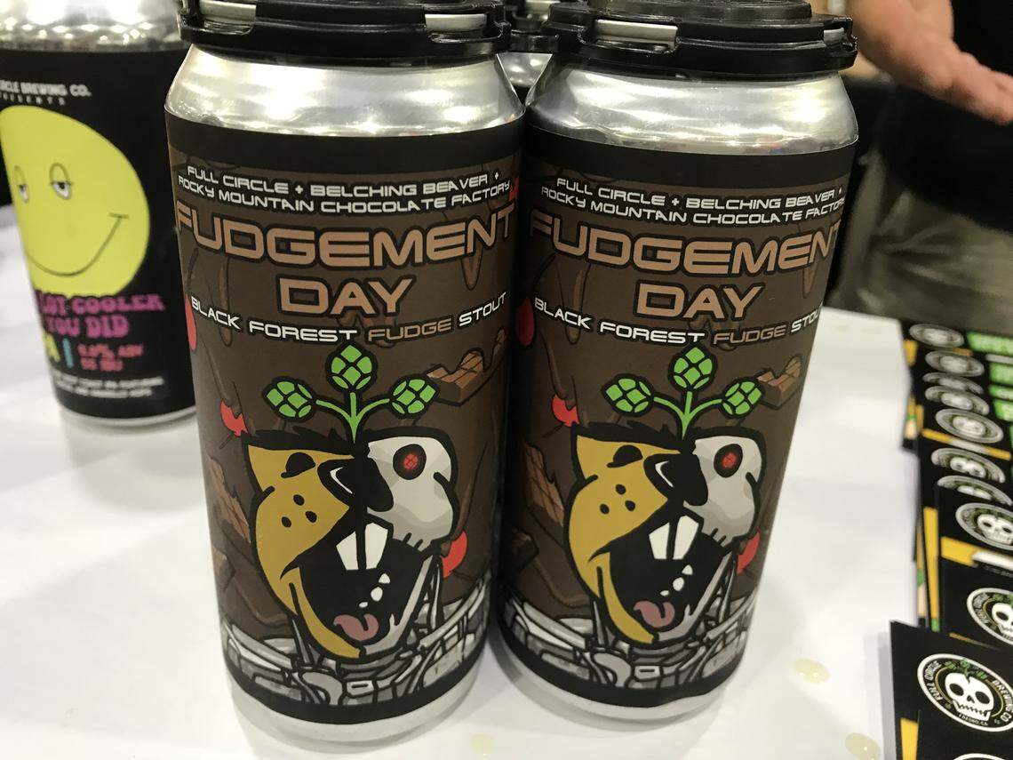 Full Circle Brewing Fudgement Day black forest fudge stout.