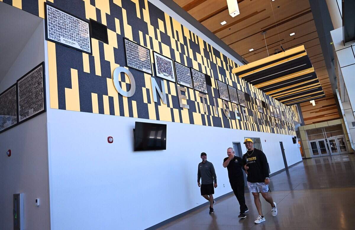 Edison High School's East and West connected gyms will be dedicated and named after Carl Johnson and Cecil Smith. Photographed Tuesday, June 9, 2026 in Fresno.