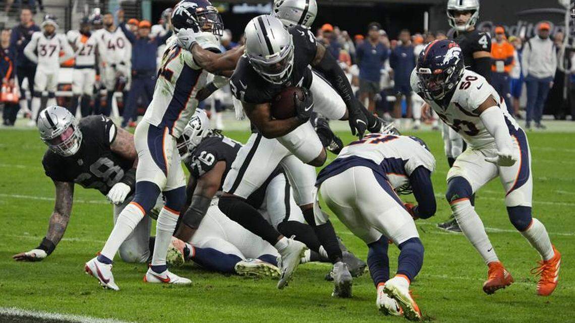 The Raiders and Broncos meet in NFL Week 4 from Allegiant Stadium in Las Vegas on Sunday, Oct. 2, 2022.