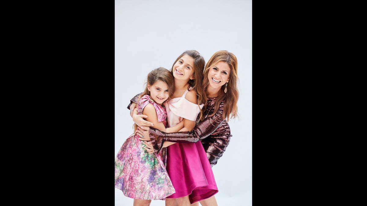 Jill Simonian and her daughters, who have been frequent subjects of her columns in The Bee over the past four years.