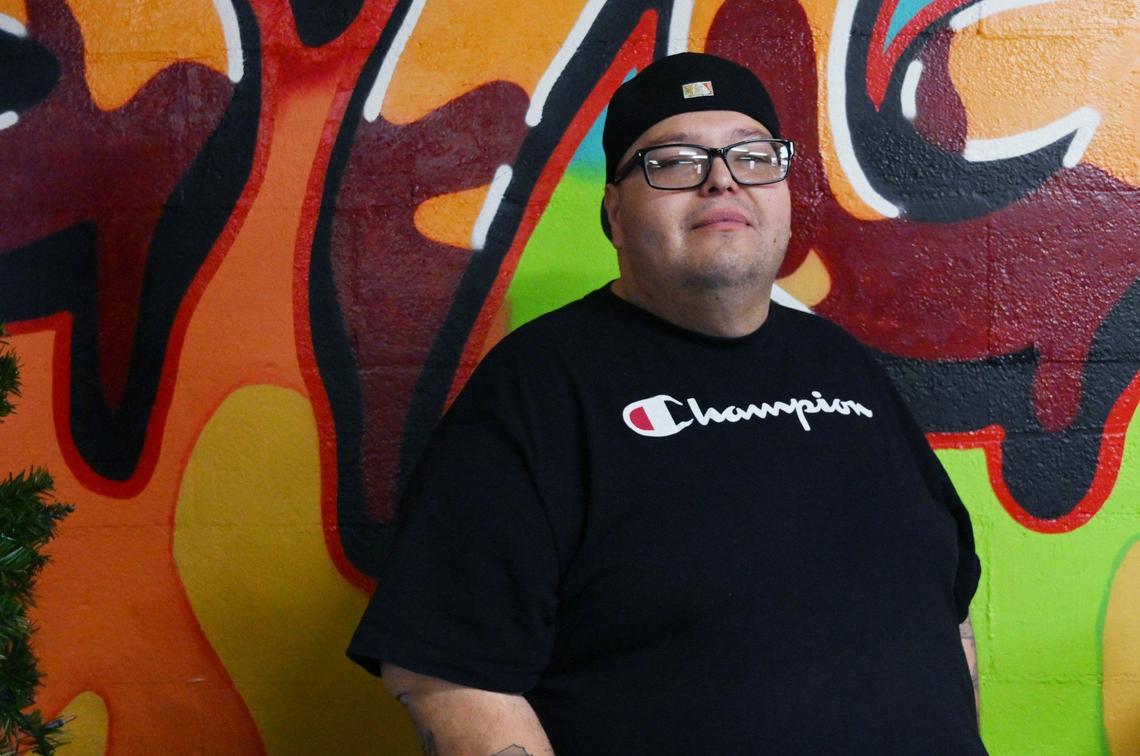 Local food influencer , known as Mikey the Foodie Guy on social media, talks about his rise to fame in an interview Tuesday, Sept 3, 2024 in Fresno.